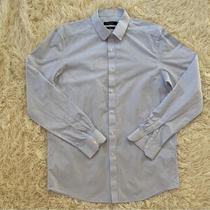 Paco Rabanne slim fit stripped button down shirt long sleeve size 16,5 or M/L